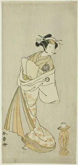 Shunsho Prints: The Actor Nakamura Noshio I as the Spirit of the Courtesan Takao