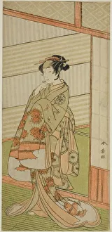 Nakamura Noshio Prints: The Actor Nakamura Noshio I in an Unidentified Role, Japan, c. 1772. Creator: Shunsho