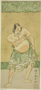 Katana Prints: The Actor Nakamura Sukegoro II as the Sumo Wrestler Matano no Goro in the Play