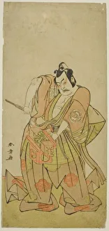The Actor Nakamura Sukegoro II in an Unidentified Role, Japan, c. 1779. Creator: Shunsho