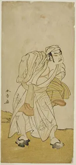 The Actor Nakamura Sukegoro II in an Unidentified Role, Japan, c. 1779. Creator: Shunsho