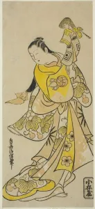 The Actor Nakamura Takesaburo I as Kewaizaka no Shosho (?), c. 1718 The Actor Nakamura Takesaburo I as Kewaizaka no Shosho (?), c. 1718