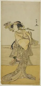Oyama Prints: The Actor Nakamura Tomijuro I as a Female Fox from Mt