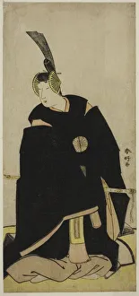 Shunko Katsukawa Prints: The Actor Nakamura Tomijuro I as Taira no Masakado Disguised as Otomo no... c1775