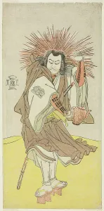 Lamplighter Prints: The Actor Nakayama Kojuro VI as Osada no Taro Kagemune (in Reality Hatcho Tsubute no Ki)
