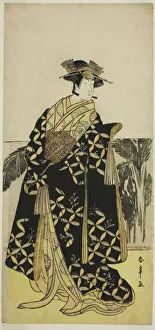 Nakayama Tomisaburo Prints: The Actor Nakayama Tomisaburo I in an Unidentified Role, Japan, c. 1788. Creator: Shunsho