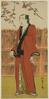 Nakamura Theatre Prints: The Actor Onoe Matsusuke I as Baramon no Kichi in the Play Hatsumombi Kuruwa Soga