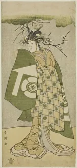 Katsukawa Shunei Prints: The Actor Osagawa Tsuneyo II as Oiso no Tora in the Play Gohiiki no Hana Aikyo Soga... c