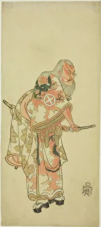 Feudal Prints: The Actor Otani Hiroemon III as Hige no Ikyu in the scene Sukeroku” in the play Hitok
