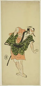 Shunsho Prints: The Actor Otani Hiroji III as Onio Shinzaemon (?) in the Play Bunshin Sugatami Soga (?)