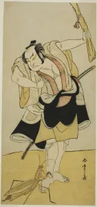 The Actor Otani Hiroji III in an Unidentified Role, Japan, c. 1780. Creator: Shunsho