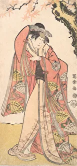 Sharaku Prints: Actor Sakakiyama Sangoro II as Michinagas Daughter Princess Otae, 1794-75