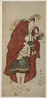 Groom Collection: The Actor Sakata Hangoro III as the Groom Abumizuri no Iwazo in Koriyama, Actua... 1794 (Kansei 6)