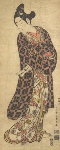 Sanokawa Ichimatsu I Prints: The Actor Sanogawa Ichimatsu I Standing, ca. 1743. Creator: Ishikawa Toyonobu