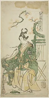 Shigenaga Nishimura Prints: The Actor Sanogawa Ichimatsu I as Ushiwakamaru in the play Kiichi Hogen Shinanguruma
