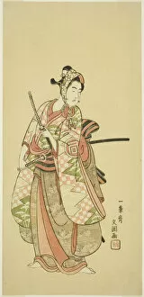 Buncho Ippitsusai Gallery: The Actor Sanogawa Ichimatsu II in the Costume of a Fashionable Young Man (Wakashu)