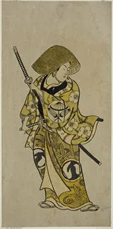 The Actor Sawamura Kamesaburo as Nagoya Kosanza in the play 'Keisei Fukubiki Nagoya The Actor Sawamura Kamesaburo as Nagoya Kosanza in the play 'Keisei Fukubiki Nagoya