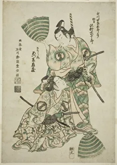 Oban Benizuri E Prints: The Actor Sawamura Sojuro II (formerly Utagawa Shirogoro) as Matsuomaru and Azumo