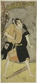 Facial Expression Gallery: The Actor Sawamura Sojuro II as an Outlaw, c. 1769. Creator: Shunsho