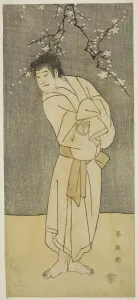 The Actor Sawamura Sojuro III as the Monk Seigen (?) in the Play Saikai Soga... c. 1793