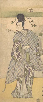 Sojuro Iii Prints: The Actor Sawamura Sojuro III as a Nobleman Writing Poetry, 1782
