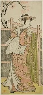 The Actor Sawamura Sojuro III as the Spirit of the Courtesan Takao in the Play Takao