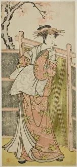 The Actor Sawamura Sojuro III as the Spirit of the Courtesan Takao in the Play Takao The Actor Sawamura Sojuro III as the Spirit of the Courtesan Takao in the Play Takao