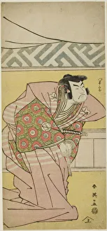 Katsukawa Shunei Prints: The Actor Sawamuro Sojuro III as Oda Kazusanosuke Harunaga in The Banquet