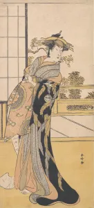 The Actor Segawa Kikunojo 3rd in a Female Role, ca. 1780. Creator: Katsukawa Shunko