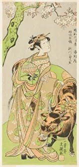 The Actor Segawa Kikunojo II as the Courtesan Maizuru in the Play Furisode Kisaragi
