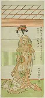 Oyama Prints: The Actor Segawa Kikunojo II as the Courtesan Maizuru in the Play Furisode Kisaragi Soga