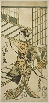 Kamejuro Prints: The Actor Segawa Kikunojo II as Ishi no Mae in the play Hoshi Aikotoba Higashiyama no Sak