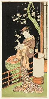 The Actor Segawa Kikunojo II as Oiso no Tora in the Play Soga Moyo Aigo no Wakamatsu