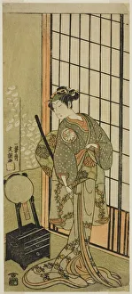 Dressing Table Collection: The Actor Segawa Kikunojo II as Princess Hitomaru (Hitormaru Hime) (?) in the Play... c