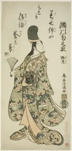 Kamejuro Prints: The Actor Segawa Kikunojo II as Shirabyoshi Renri in the play Imayo Dojoji'performed