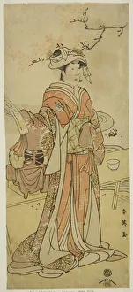 Katsukawa Shunei Prints: The Actor Segawa Kikunojo III as the Female Fox-Fairy Otatsu-gitsune Disguised as... c