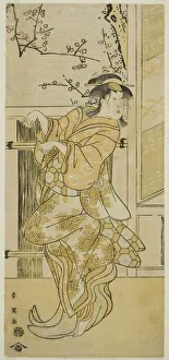 The Actor Segawa Kikunojo III as Kojoro-gitsune (Female Fox) Disguised as Omiki in The Actor Segawa Kikunojo III as Kojoro-gitsune (Female Fox) Disguised as Omiki in
