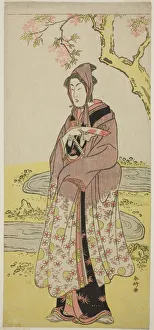 Shunko Katsukawa Prints: The Actor Segawa Kikunojo III as Kumenosuke in the Play Keisei Natori Soga, Performed