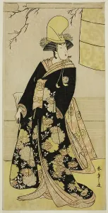 Entertainers Prints: The Actor Segawa Kikunojo III as a Shirabyoshi Dancer in Musume Dojo-ji in the Play Ed