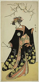 Leaf Design Prints: The Actor Segawa Kikunojo III as the Spirit of Joro-gumo (Harlot Spider) Disguised as