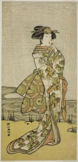 Shunko Katsukawa Prints: The Actor Segawa Kikunojo III in an Unidentified Role, c. 1779. Creator: Katsukawa Shunko