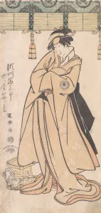Sharaku Prints: The Actor Segawa Tomisaburo II as the Otomos Maid Wakakusa, Actually Prince Korehito