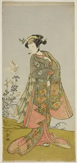 The Actor Segawa Yujiro I in an Unidentified Role, Japan, c. 1773. Creator: Shunsho