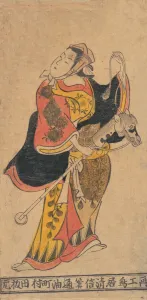Actor as Woman with Hobby-horse in Unidentified Role. Creator: Torii Kiyonobu I Actor as Woman with Hobby-horse in Unidentified Role. Creator: Torii Kiyonobu I