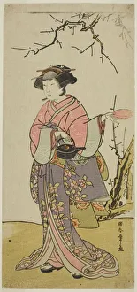The Actor Yamashita Kinsaku II in an Unidentified role, Japan, c. 1776. Creator: Shunsho