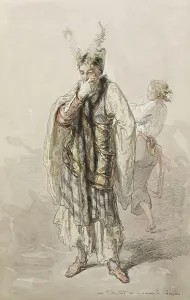 Enigmatic Prints: Actors, 1855-1857. Creator: Paul Gavarni