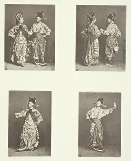 J Thompson Collection: Actors, Ancient Marriage Costume; Actors, Ancient Marriage Costume; Ancient Costumes, c