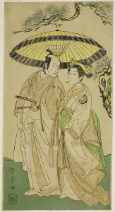 Hanataka Koshiro Prints: The Actors Arashi Hinaji I (right)