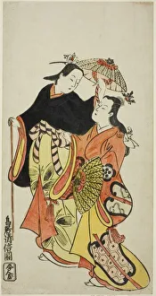 Kiyonobu Torii Ii Gallery: The Actors Ichikawa Monnosuke I and Dekijima Daisuke II, c. 1728