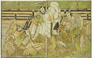 Ichikawa Hakuen I Prints: The Actors Nakamura Denkuro II as Seno-o Taro